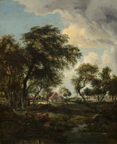 Farm a napfényben alkotó: Meindert Hobbema