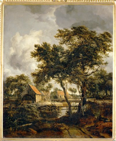 Le Moulin a eau - a vízimalom ... alkotó: Meindert Hobbema