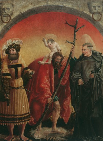 pokol Achatius, Christopher és Leonhard alkotó: Meister der Crispinuslegende