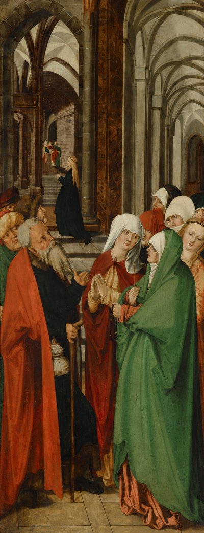 Mária temploma alkotó: Meister der Oberfalkensteiner Altarflügel