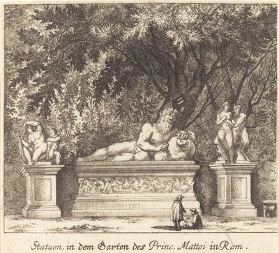 Mattei herceg kertjei, Róma alkotó: Melchior Küsel after Johann Wilhelm Baur