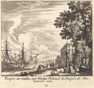 Shipps, Fundamenti Novi, Nápoly alkotó: Melchior Küsel after Johann Wilhelm Baur