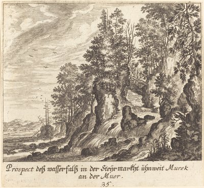 Vízesés alkotó: Melchior Küsel after Johann Wilhelm Baur
