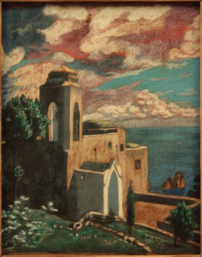 Capri (Ermitázs az Anacaprin) alkotó: Melchior Lechter