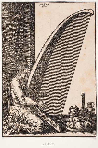 Egy hárfaművész alkotó: Melchior Lorck