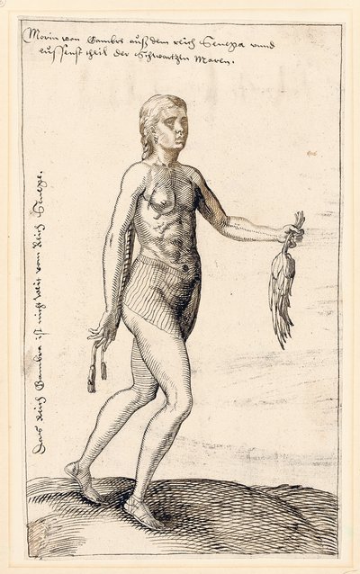 Egy gambiai nő, 1583 alkotó: Melchior Lorck