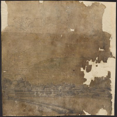 Angol: Konstantinápoly kilátása, 21. lap, Melchior Lorck, 1559 alkotó: Melchior Lorck
