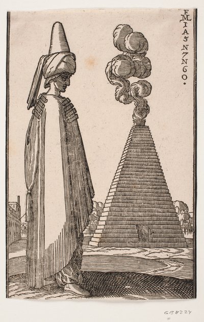 Köpönyeges ember alkotó: Melchior Lorck
