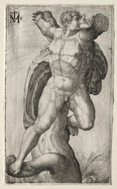 A keresztes ember, 1550. alkotó: Melchior Lorck