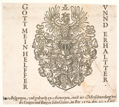 Melchior Lorck címere alkotó: Melchior Lorck