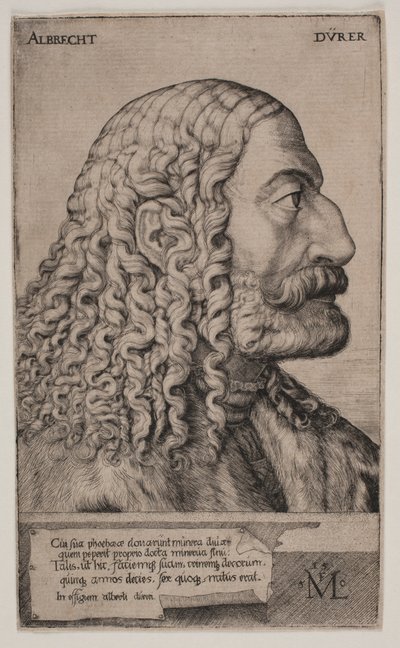 Albrecht Dürer portréja alkotó: Melchior Lorck