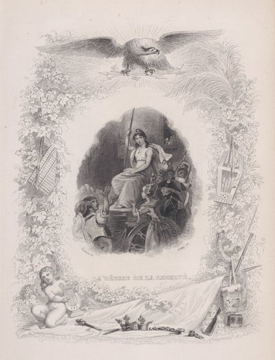 The Goddess Liberty, A Béranger dalaiból, 1829 alkotó: Melchior Peronard