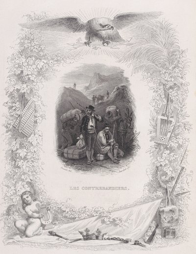 A csempészek, A Béranger dalaiból, 1829 alkotó: Melchior Peronard