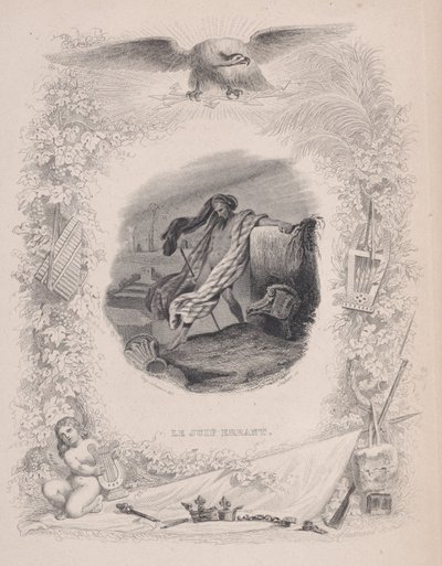 A vándor zsidó, A Béranger dalaiból, 1829. Alkotók: Melchior Péronard, Joubert. alkotó: Melchior Péronard, Joubert