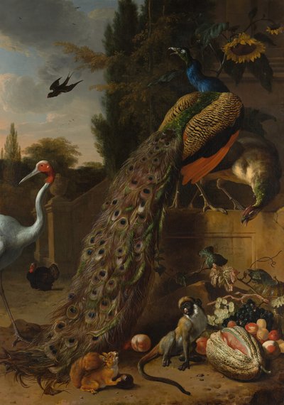 Pávák, 1683. alkotó: Melchior d
