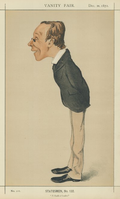Henry Fawcett úr (színes litó) alkotó: Melchiorre Delfico