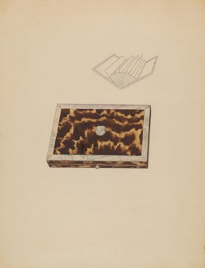 Kártyatartó, c. 1936. alkotó: Melita Hofmann