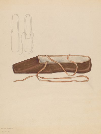 Papucs, c. 1936. alkotó: Melita Hofmann