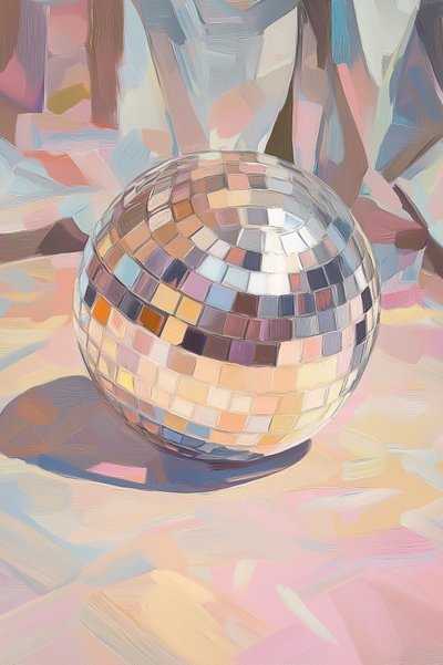Disco Ball torta alkotó: Melloi Art Prints