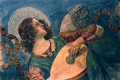 Lanton játszó angyal, 15. század alkotó: Melozzo da Forli