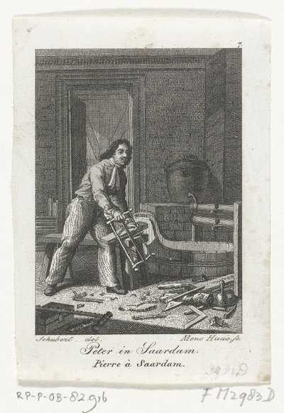 Nagy Péter Zaandamban, 1697 alkotó: Meno Haas