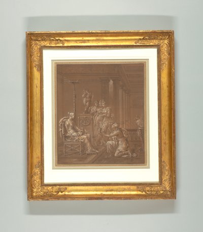 Rajz, tapéta tervezés alkotó: Merry Joseph Blondel