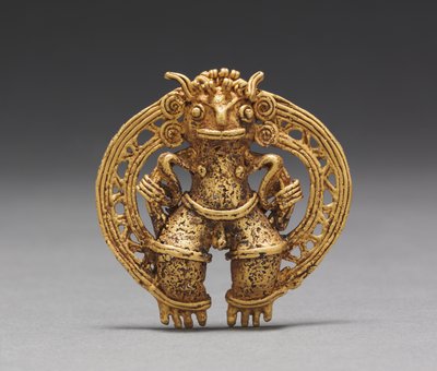 ábra Medál, c. 1000-1550 (öntött arany) alkotó: Mesoamerican Mesoamerican