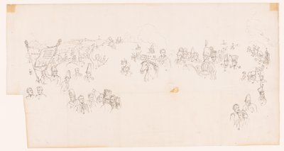 A Waterloo-i csatát ábrázoló festmény rajza alkotó: Met and Meylink