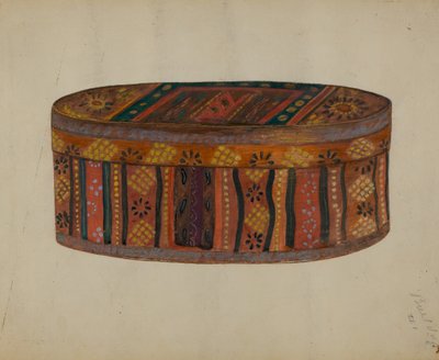 Pa. Német menyasszonyi szelencéje, c. 1936. alkotó: Meyer Goldbaum