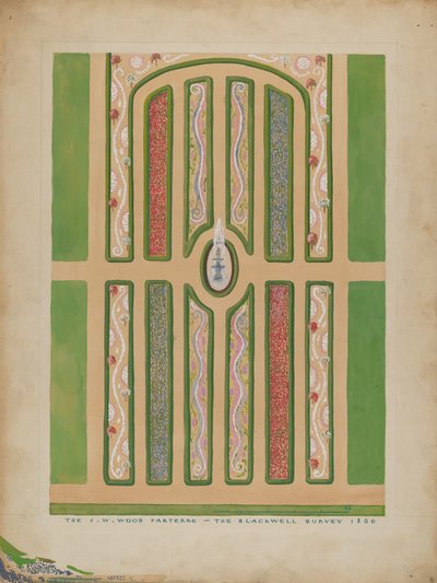 Parterre – J. W. Wood, c. 1936. alkotó: Meyer Goldbaum