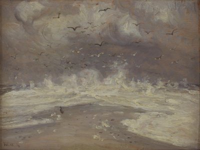 Szörfözhet Jütland északi partján alkotó: Michael Ancher