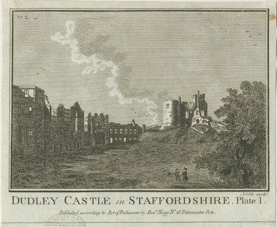 Dudley kastély: rézmetszet, nd [1653-1686] alkotó: Michael Burghers