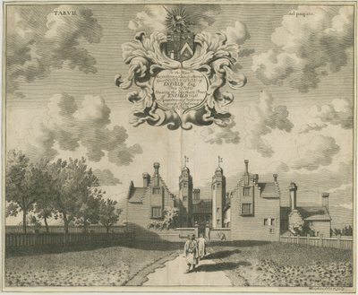 Enville Hall: rézmetszet, nd [1653-1686] alkotó: Michael Burghers