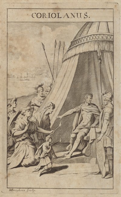 Gaius Marcius Coriolanus római hadvezér alkotó: Michael Burghers