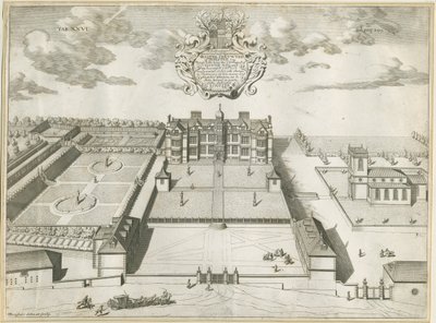 Ingestre Hall: rézmetszet, nd [1653-1686] alkotó: Michael Burghers