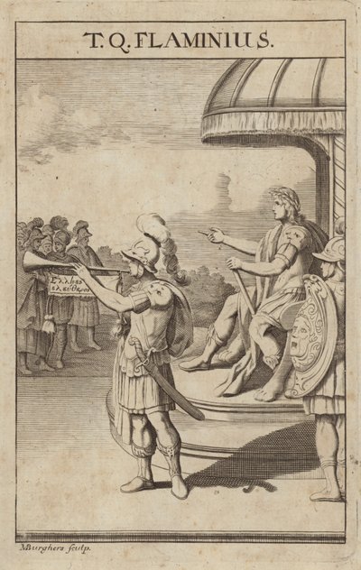 Titus Quinctius Flaminimus római hadvezér alkotó: Michael Burghers