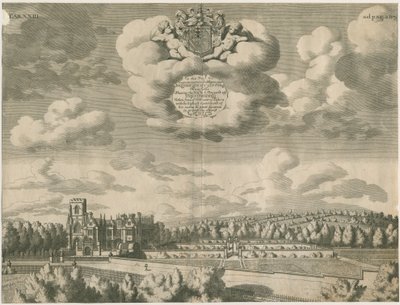 Trentham Hall: metszet, nd [1686] alkotó: Michael Burghers