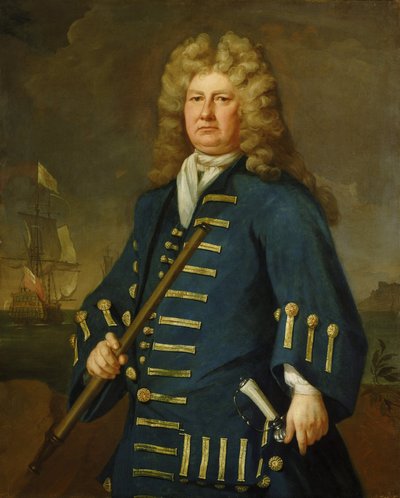 Sir Cloudesley Shovell portréja alkotó: Michael Dahl