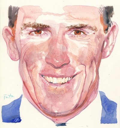 Rob Brydon (watercolour) alkotó: Michael Frith