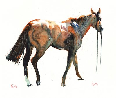 Untitled, 2018 (watercolor on paper) alkotó: Michael Frith