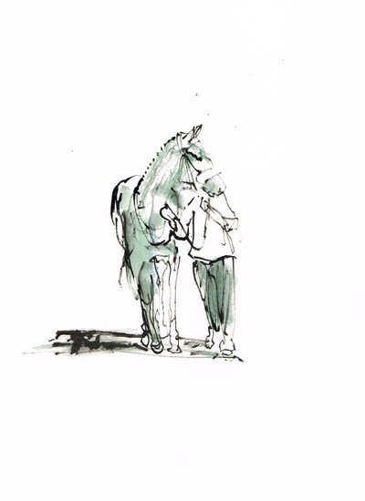 Cím nélkül, 2018 (akvarell, papír) alkotó: Michael Frith