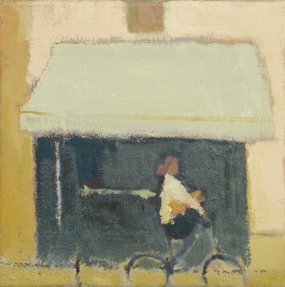 Kerékpár és bagett, 2017 (olaj, vászon) alkotó: Michael G. Clark