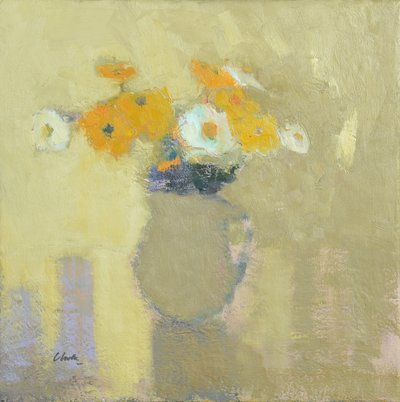 Virágok a falkertből, 2014 (olaj, vászon) alkotó: Michael G. Clark