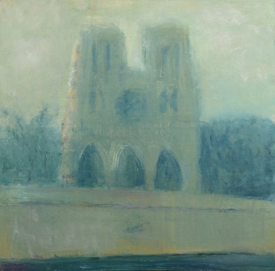 Notre Dame, Párizs, 2016 (olaj, vászon) alkotó: Michael G. Clark