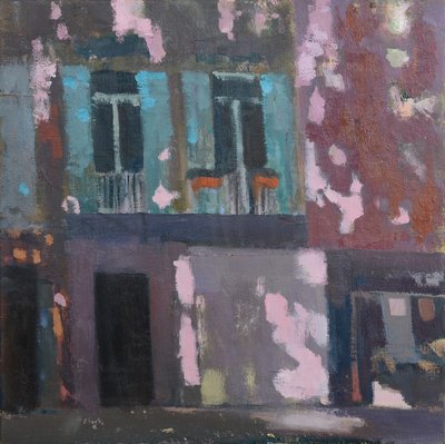 Árnyékok a falon, Provence, 2015 (olaj, vászon) alkotó: Michael G. Clark