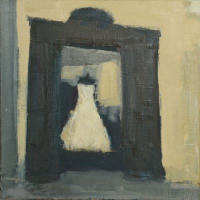 Esküvői ruha Torino, 2017 (olaj, vászon) alkotó: Michael G. Clark