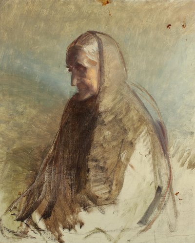 Bröndum asszony tanulmánya. alkotó: Michael Peter Ancher