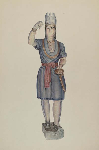 Szivarbolt indiai, c. 1938. alkotó: Michael Riccitelli