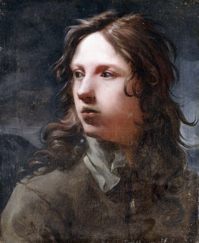 Egy fiatal férfi, mellhosszú, szürke kabátban, alkotó: Michael Sweerts