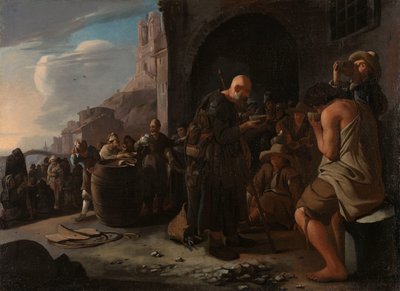 Refreshing the Thirsty De dorstigen laven   1392983   hu       hungarian Successfully Translated  Original: Queen of Naples Marie Caroline (Maria Carolina) of Austria (1752-1814¿fleeing Naples to seek refuge in Sicily at the time of the French occupation T alkotó: Michael Sweerts